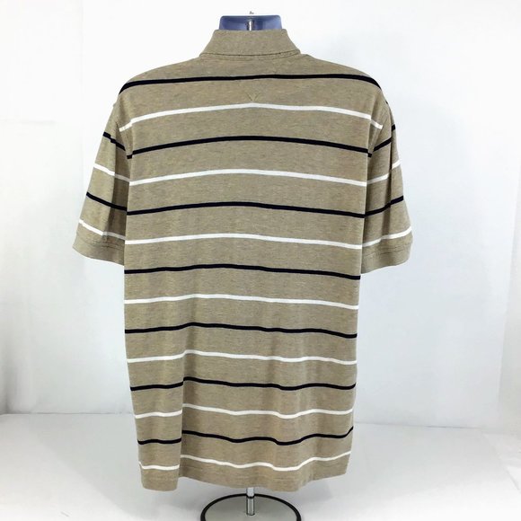 Tommy Hilfiger Striped Collar Men’s Polo Short Sleeves Shirt X-Large - Picture 4 of 8
